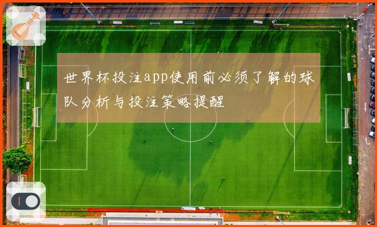世界杯投注app使用前必须了解的球队分析与投注策略提醒
