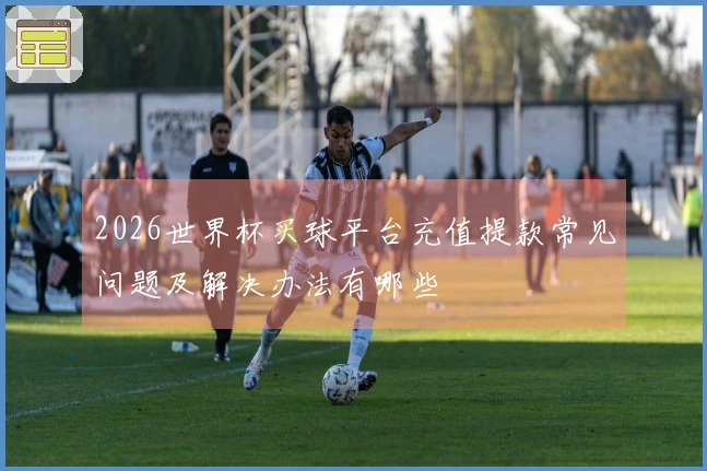 2026世界杯买球平台充值提款常见问题及解决办法有哪些